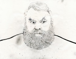 Portrait of bearded man
