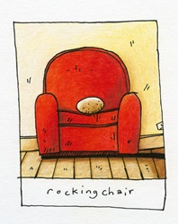 Rock on armchair