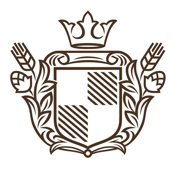 Coat of arms on white background
