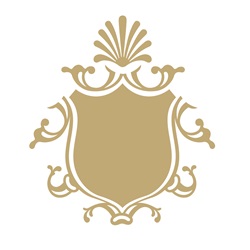 Coat of arms on white background
