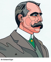 Portrait of Edward Elgar