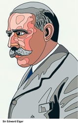 Portrait of Edward Elgar