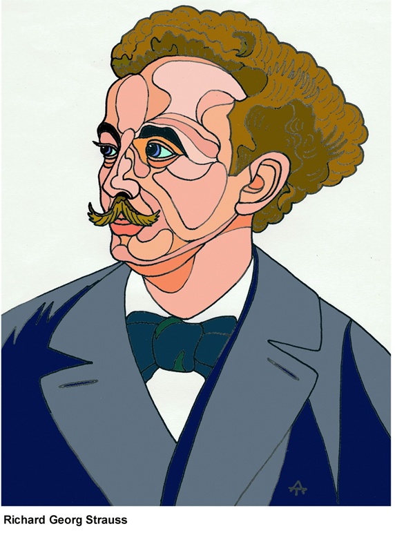 Portrait of Richard Georg Strauss