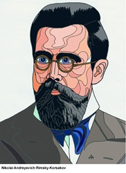 Portrait of Nikolai Rimsky-Korsakov