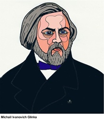 Portrait of Mikhail Glinka