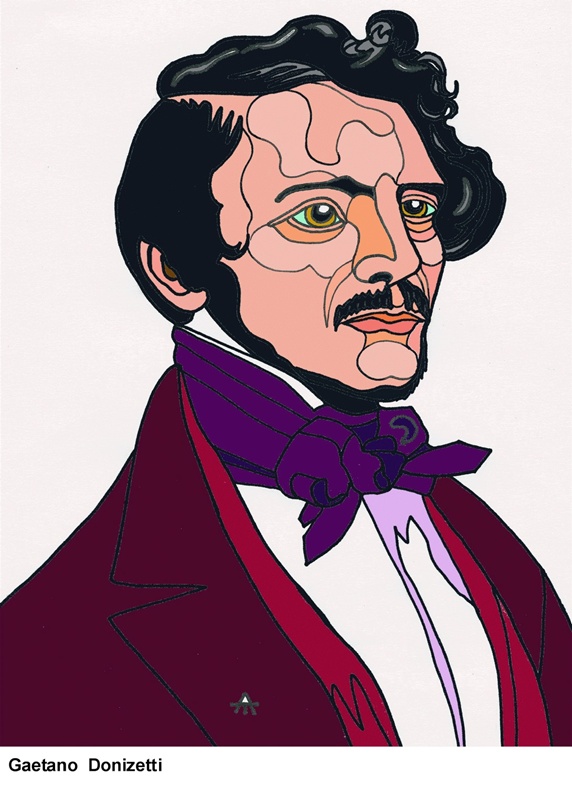 Portrait of Gaetano Donizetti