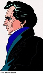 Portrait of Felix Mendelssohn