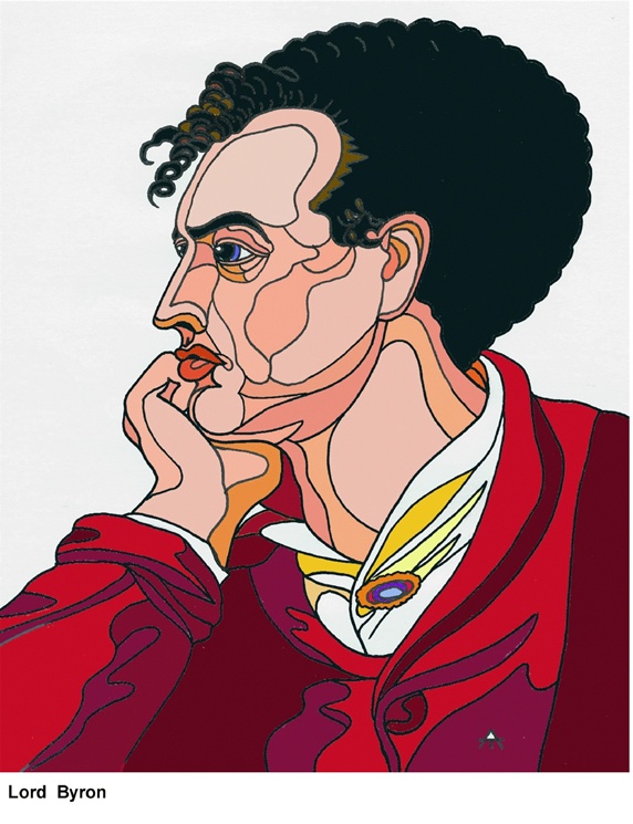 Portrait of George Gordon Byron