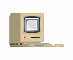 Retro desktop computer
