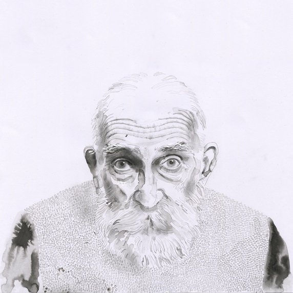 Portrait of senior man with white beard