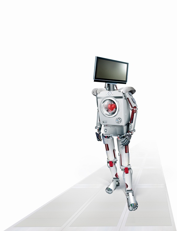 Robot of intelligent domestic appliances