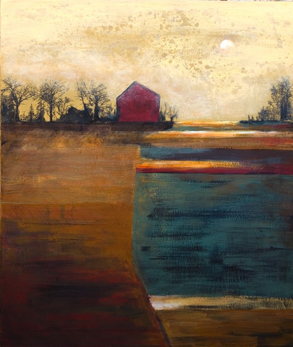 Abstract view with farm