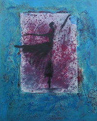 Abstract view of female dancer