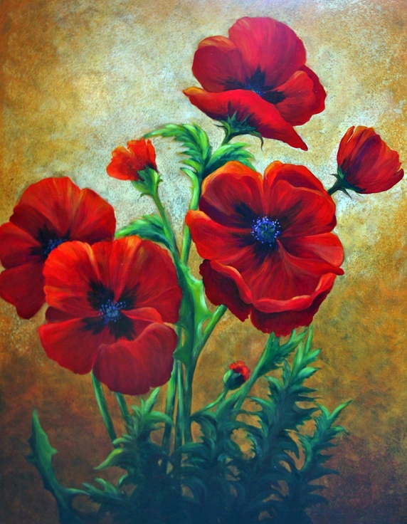 Bunch of poppies