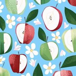 Full frame apple pattern