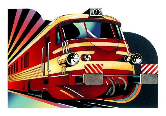 Illustration of train