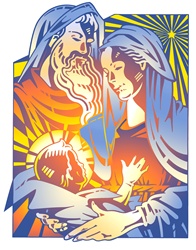 Illustration of Nativity scene