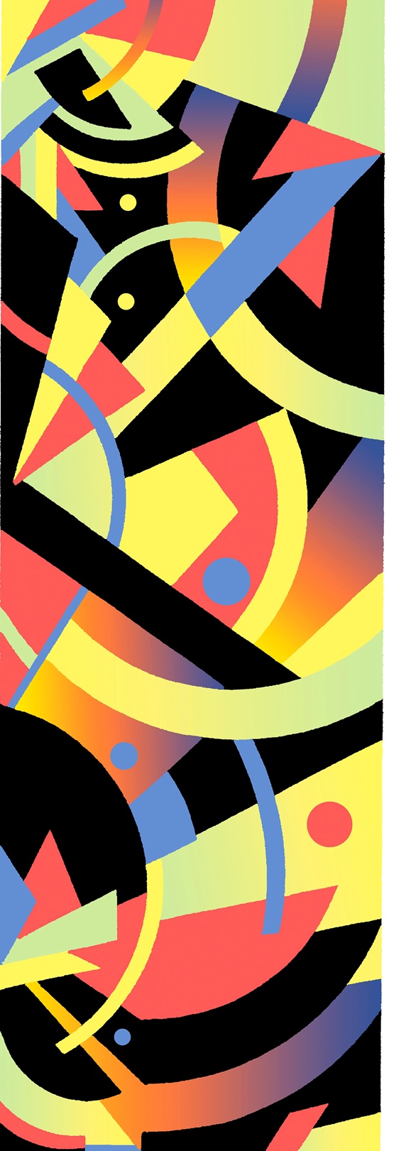 Abstract multi colored pattern