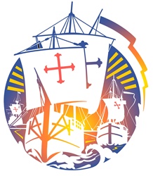 Ships with cross symbol on sails