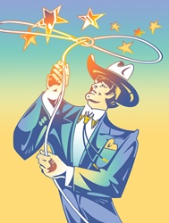 Man with lasso
