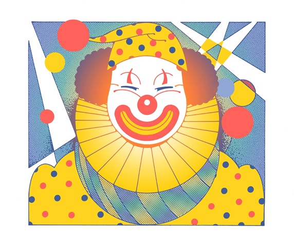 Smiling clown