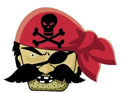 Portrait of pirate