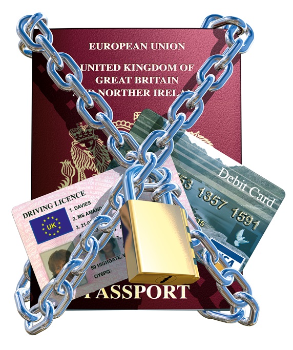 Passport in chain