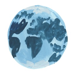 Blue planet Earth