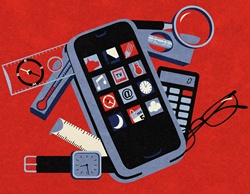 Useful mobile apps on handy smart phone tool kit