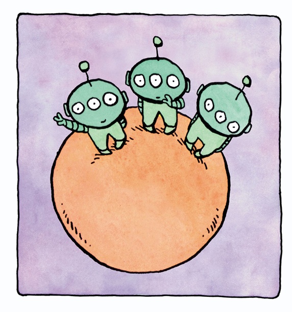 Aliens on ball