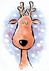 Portrait of reindeer
