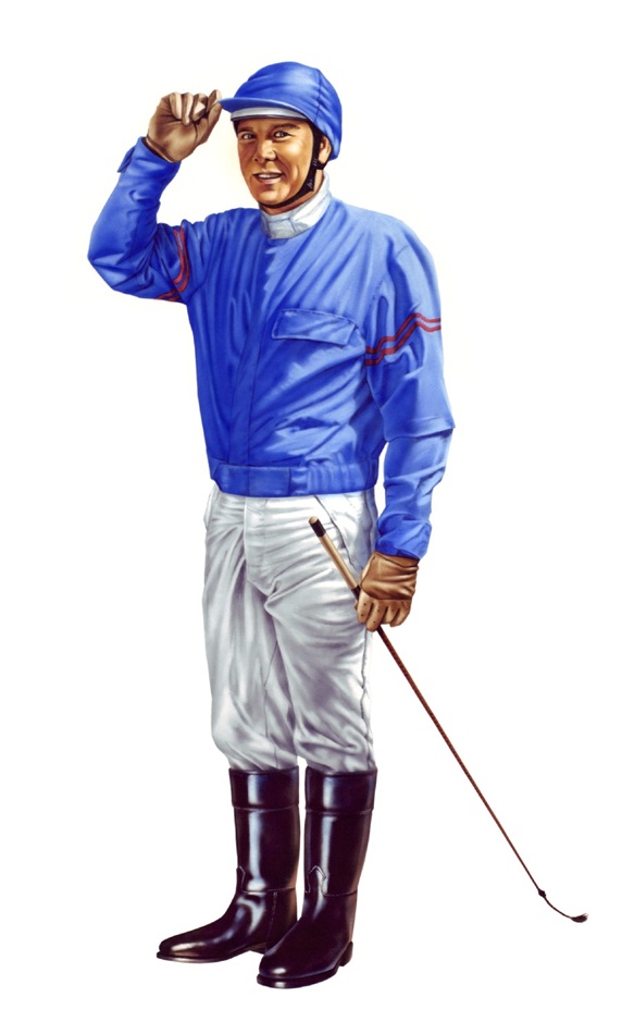 Portrait of jockey