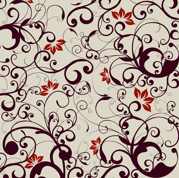 Ornate floral pattern