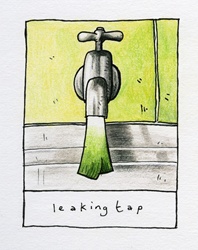 Leak in tap