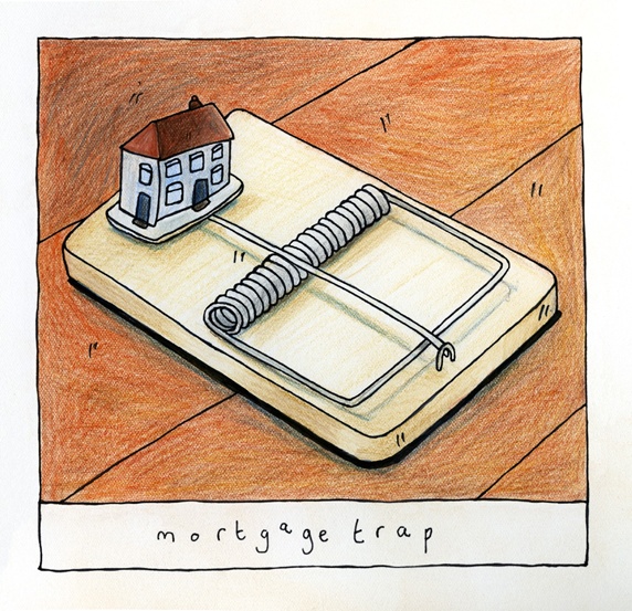 Mouse trap with small house