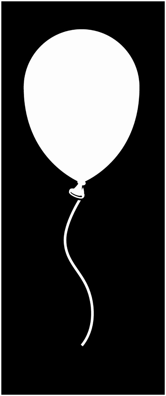Balloon on white background
