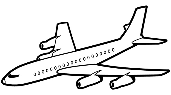 Plane on white background Stock Images